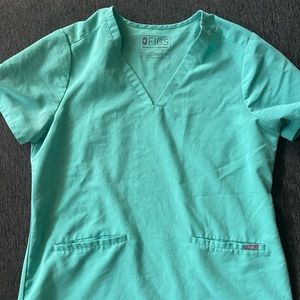 Figs Surgical Green M Casma Top